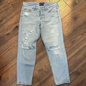 Abercrombie light wash jeans